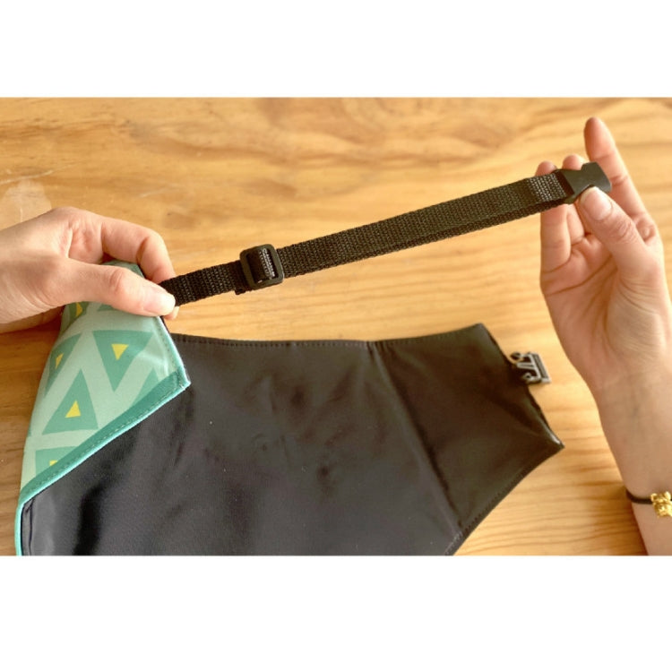 Refreshing Avocado Pet Scarf Three-layer Thickened Waterproof Saliva Towel