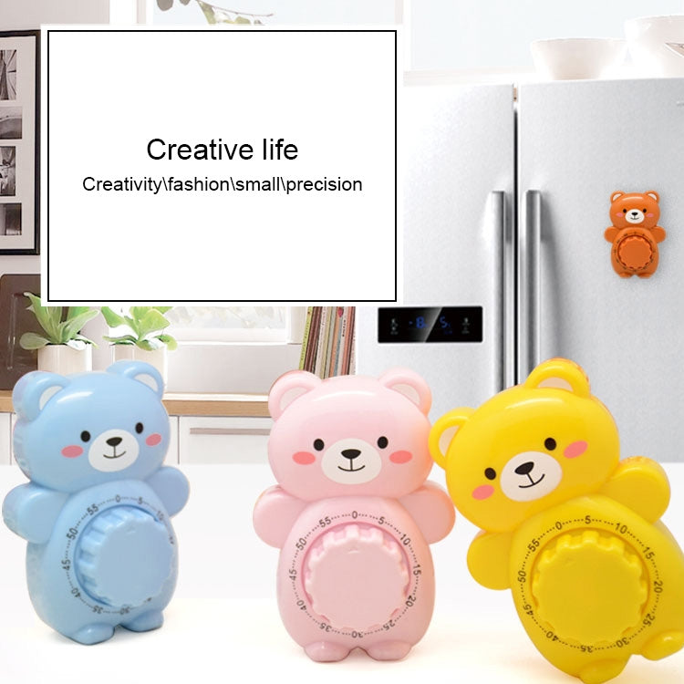 Cartoon Bear Timer Kitchen Gadget Mechanical Timer
