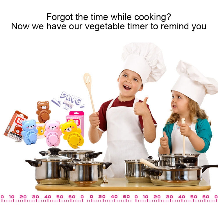 Cartoon Bear Timer Kitchen Gadget Mechanical Timer