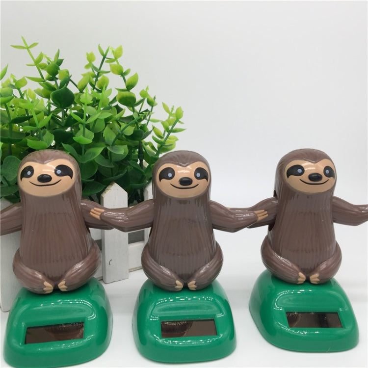 Whimsical Solar-Powered Sloth for Car and Home Décor