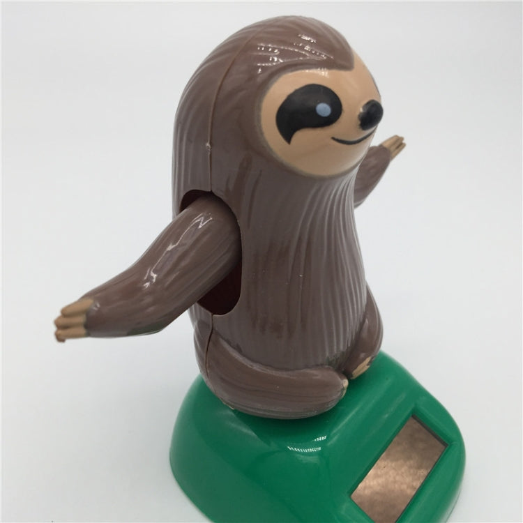 Whimsical Solar-Powered Sloth for Car and Home Décor