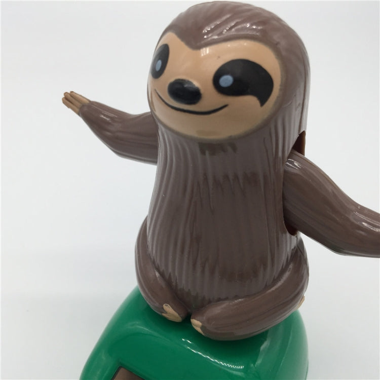 Whimsical Solar-Powered Sloth for Car and Home Décor
