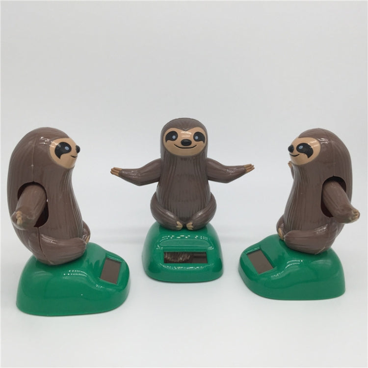 Whimsical Solar-Powered Sloth for Car and Home Décor