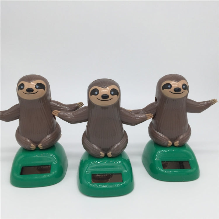 Whimsical Solar-Powered Sloth for Car and Home Décor