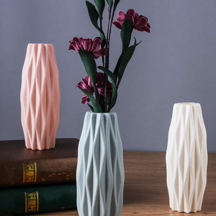 3 PCS Plastic Vase Creative Camellia Decoration Wet and Dry Flower Vase