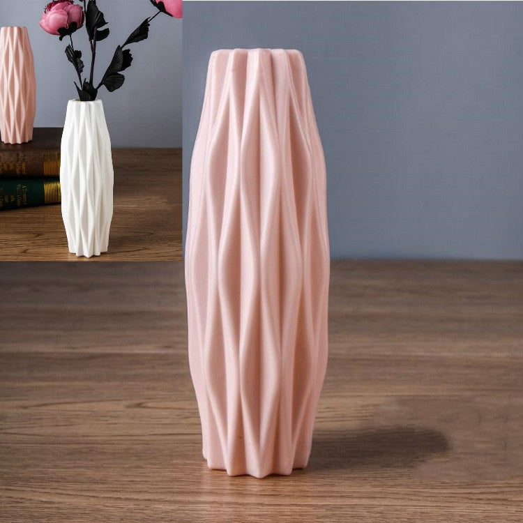 3 PCS Plastic Vase Creative Camellia Decoration Wet and Dry Flower Vase