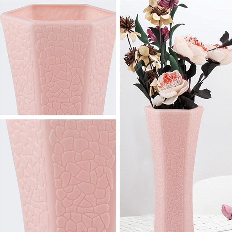 3 PCS Creative Home Flower Arrangement Plastic Vase Anti-fall Hydroponic Vase Decorative Ornament