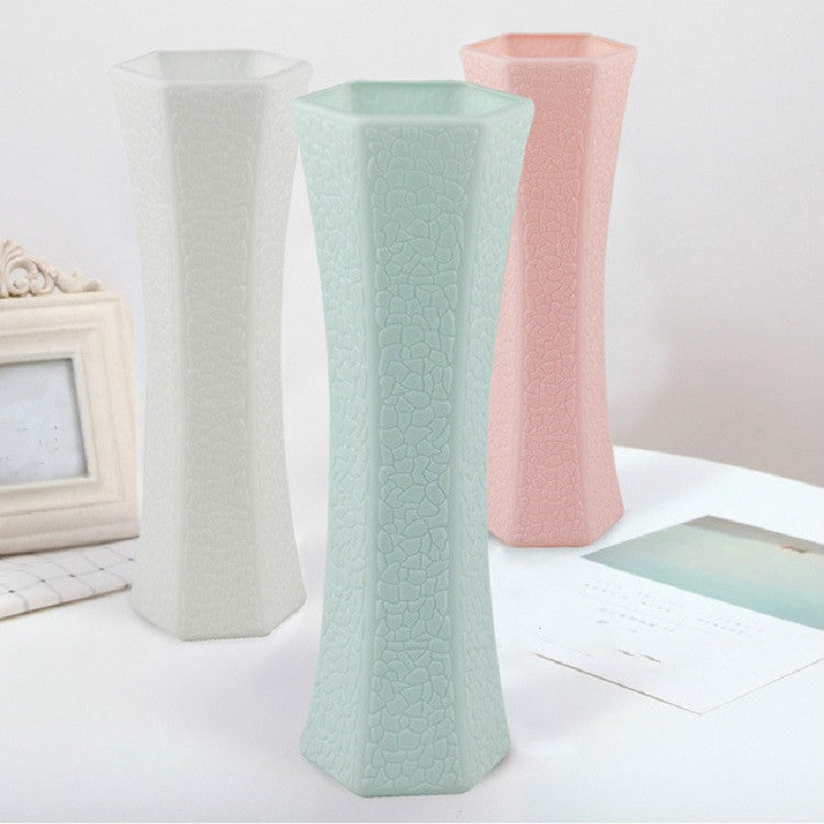 3 PCS Creative Home Flower Arrangement Plastic Vase Anti-fall Hydroponic Vase Decorative Ornament