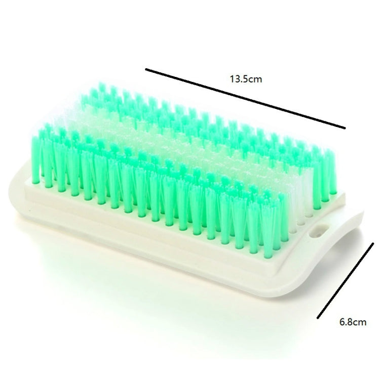 4 PCS Household Soft Bristle Laundry Brush Plastic Cleaning Brush Washing Shoe Brush Random Color