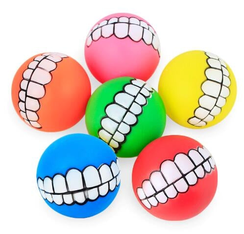 2 PCS Teeth Sounding Bite Dog Toy Pet Supplies