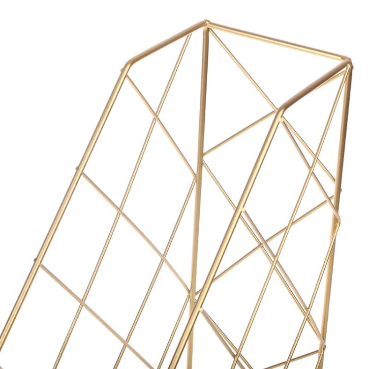 Magazine Holder Modern Desktop Book Storage Rack Iron Bookshelf