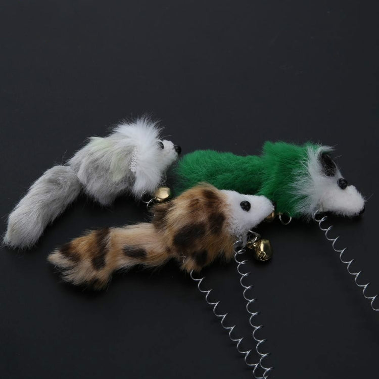 3 PCS Funny Cat Toys Elastic Feather False Mouse Bottom Sucker Toys for Cat Kitten Playing Pet Seat Scratch Toy Pet Cat Product