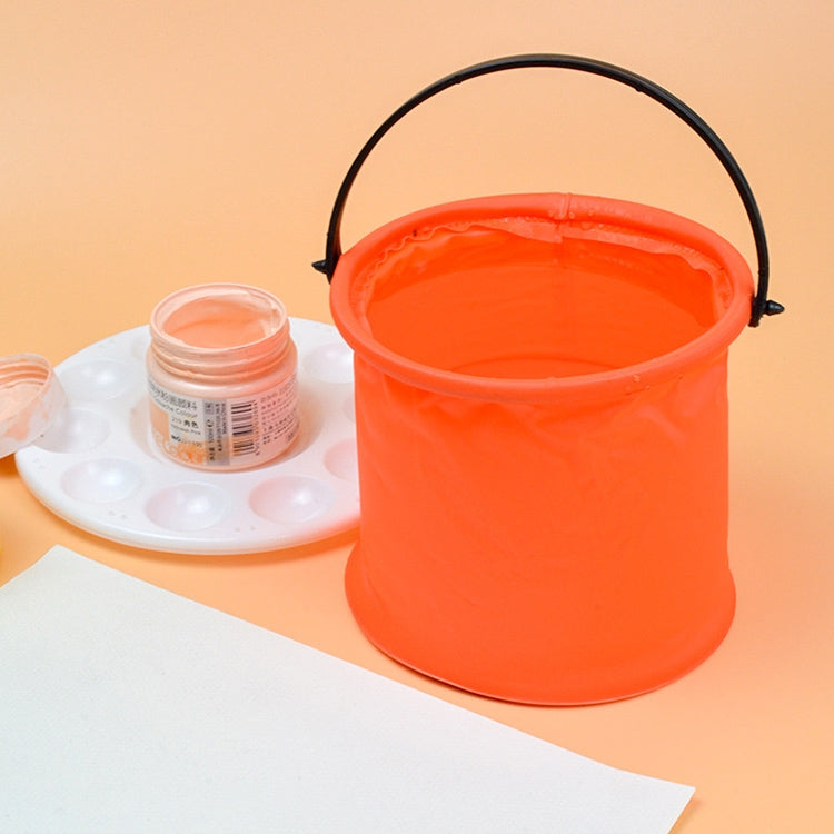 No Compartment Folding Art Painting Bucket Pen Washing Bucket Random Colour