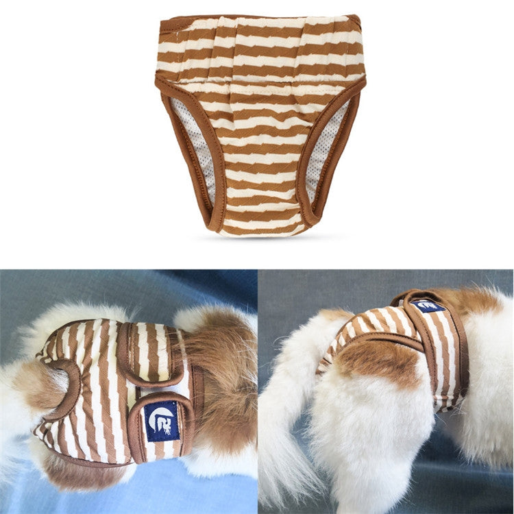 Pet Striped Physiological Pants Dog Menstrual Pants