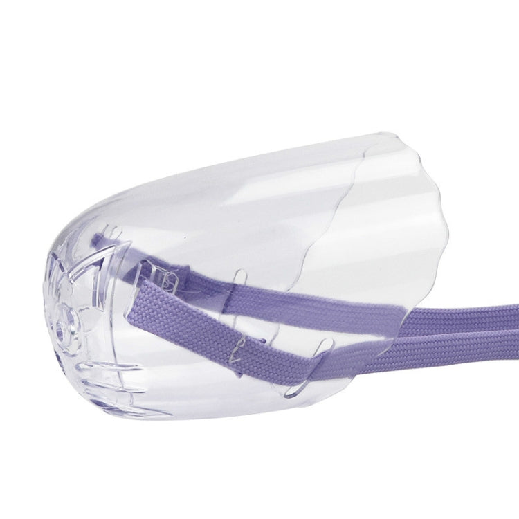 Pets Bathing Injection Anti-Bite Transparent Muzzle