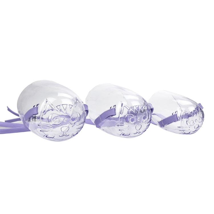 Pets Bathing Injection Anti-Bite Transparent Muzzle
