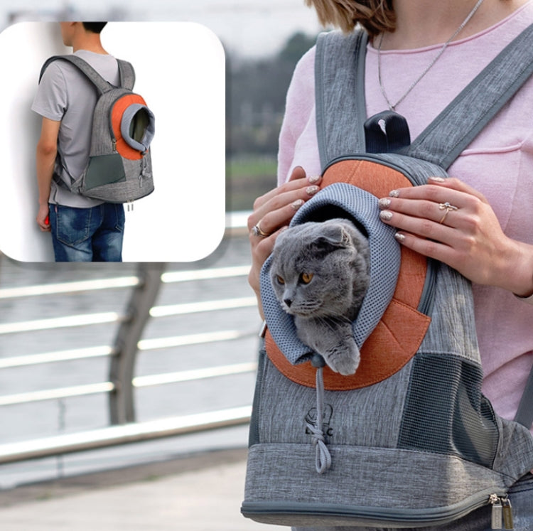 LDLC Chest Messenger Bag Pet Can Be Exposed Portable Breathable Backpack