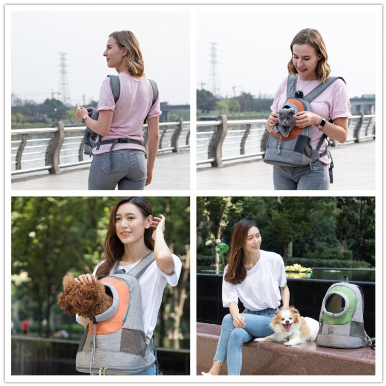 LDLC Chest Messenger Bag Pet Can Be Exposed Portable Breathable Backpack