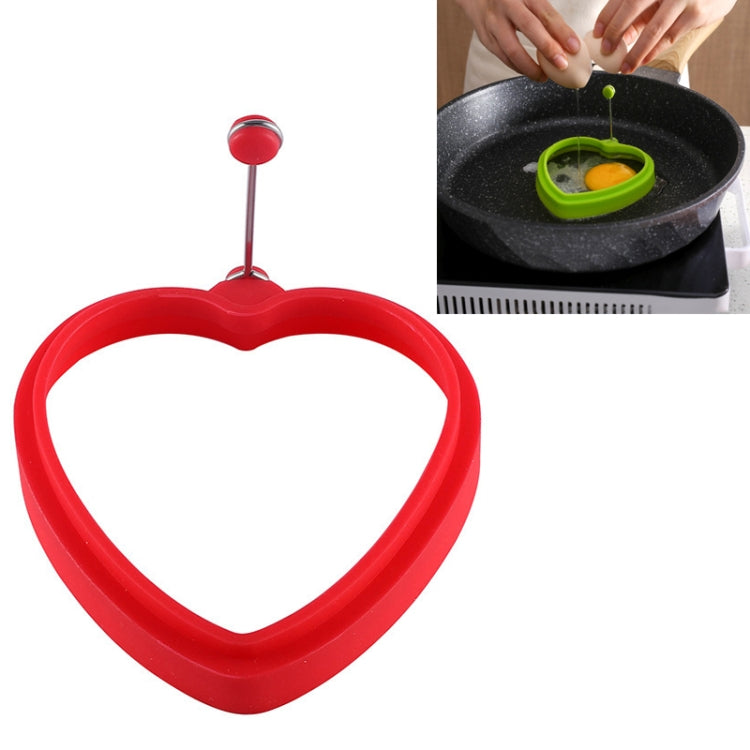 10 PCS Food Grade Silicone Heart-Shaped Omelette Pancake Mold Poached Egg Mold