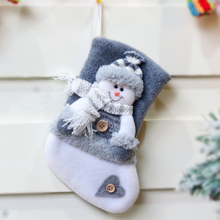 Christmas Decorations Thick Flannel Christmas Socks Gift Bag
