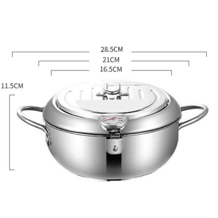 Fryer Pot Household TTemperature-controlled Multifunctional Thickening Pot