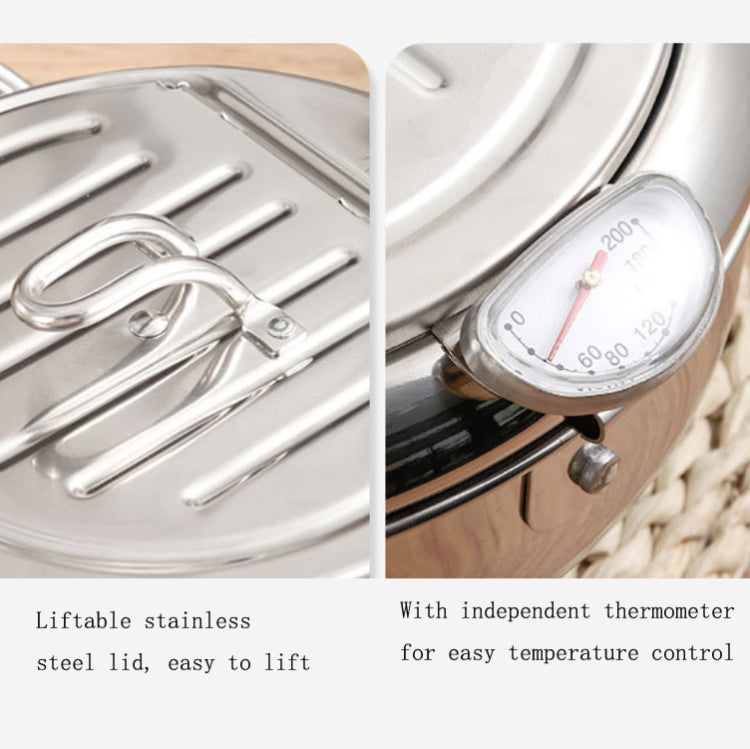 Fryer Pot Household TTemperature-controlled Multifunctional Thickening Pot