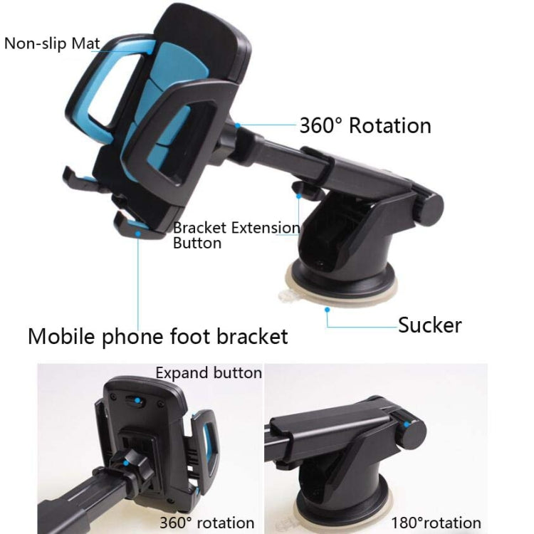 Versatile 3-in-1 Car Phone Mount: Suction Cup & Air Vent Holder for Easy Navigation