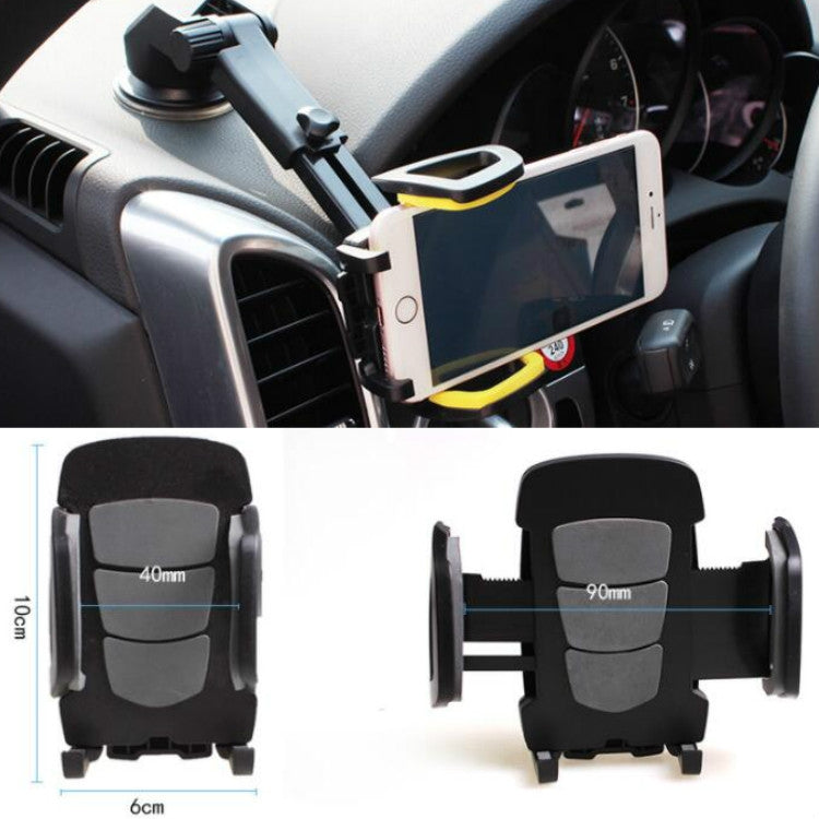 Versatile 3-in-1 Car Phone Mount: Suction Cup & Air Vent Holder for Easy Navigation