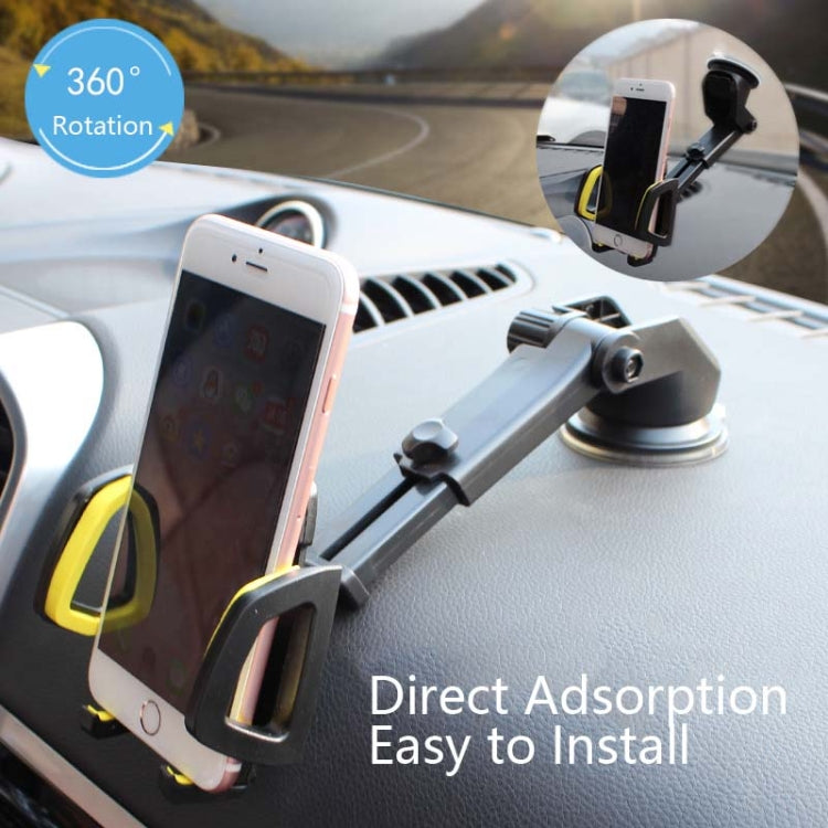 Versatile 3-in-1 Car Phone Mount: Suction Cup & Air Vent Holder for Easy Navigation