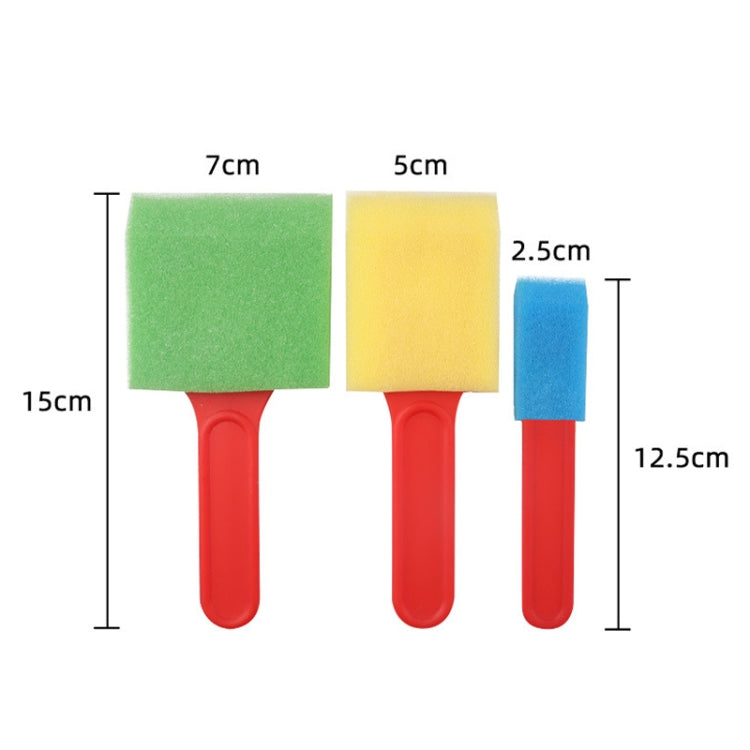 2 Sets Sponge Painting Brush Children Art Painting Seal Tool