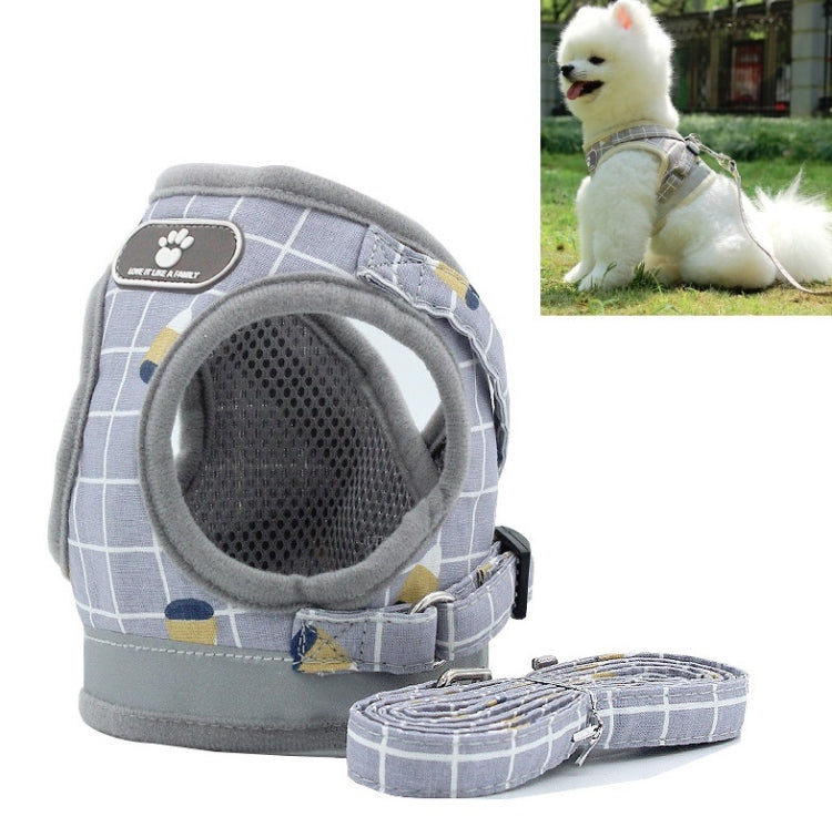Reflective & Breathable Vest Traction Rope Pet Chest Leash