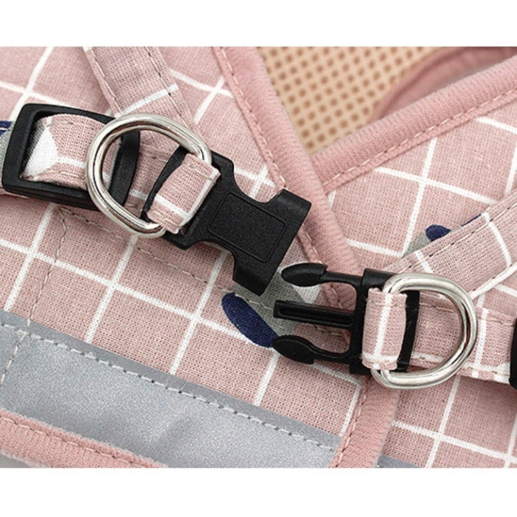 Reflective & Breathable Vest Traction Rope Pet Chest Leash