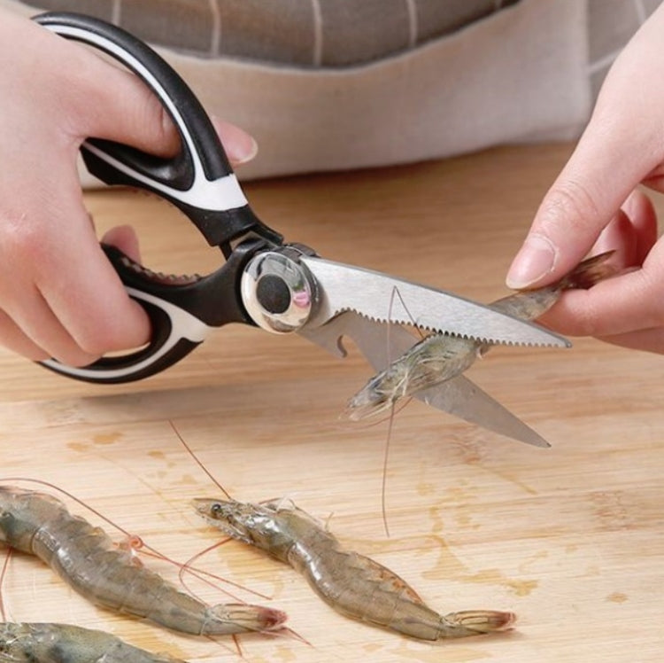 Multifunctional Household Stainless Steel Scissors Can Clamp Food Scissors