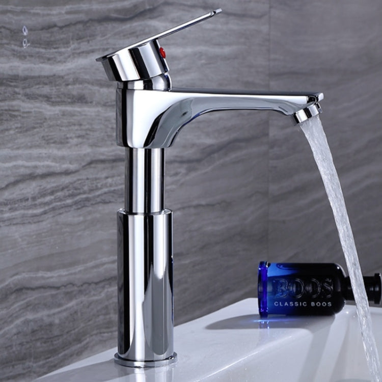 All Copper Hot Cold Water Faucet Bathroom Lift Faucet