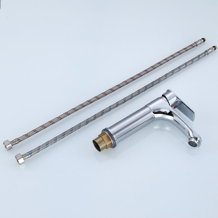 All Copper Hot Cold Water Faucet Bathroom Lift Faucet