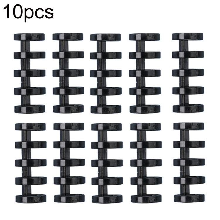 KW-TRIO5 10pcs Grommet Binder Segmented Plastic Binding Rings