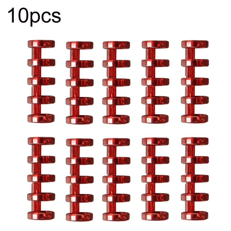 KW-TRIO5 10pcs Grommet Binder Segmented Plastic Binding Rings