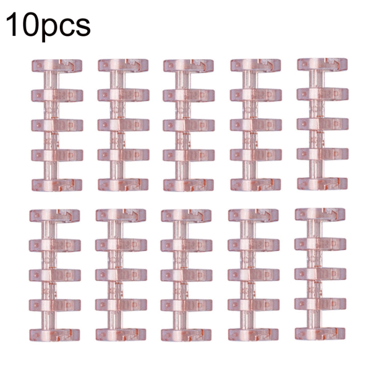 KW-TRIO5 10pcs Grommet Binder Segmented Plastic Binding Rings