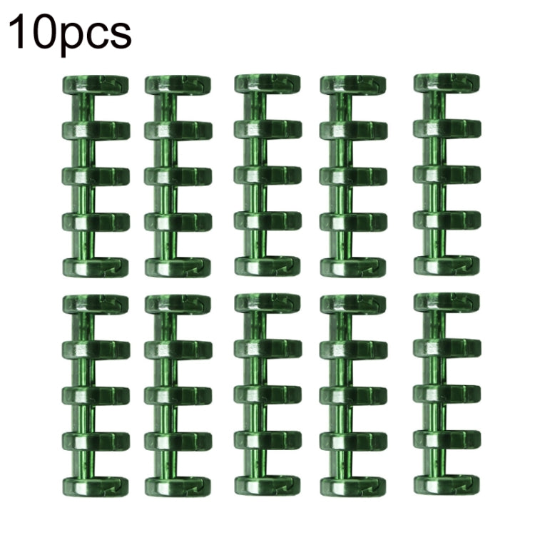 KW-TRIO5 10pcs Grommet Binder Segmented Plastic Binding Rings