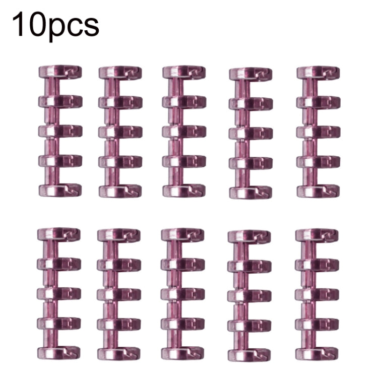 KW-TRIO5 10pcs Grommet Binder Segmented Plastic Binding Rings