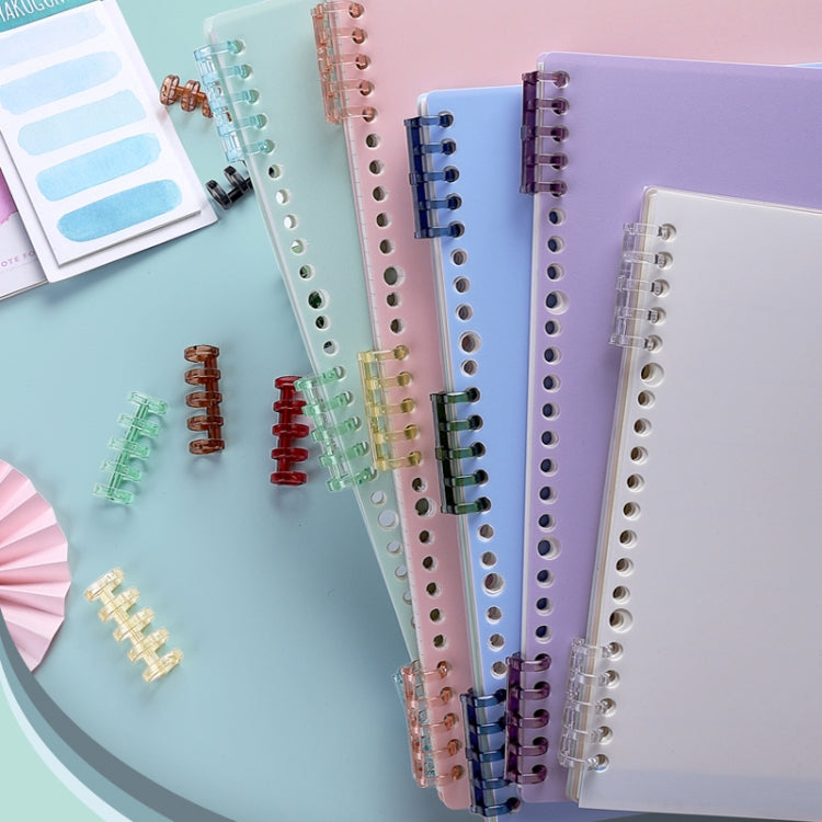 KW-TRIO5 10pcs Grommet Binder Segmented Plastic Binding Rings