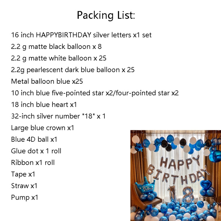 Round Balloons Romantic Proposal Layout Theme Party Balloon Decoration Set