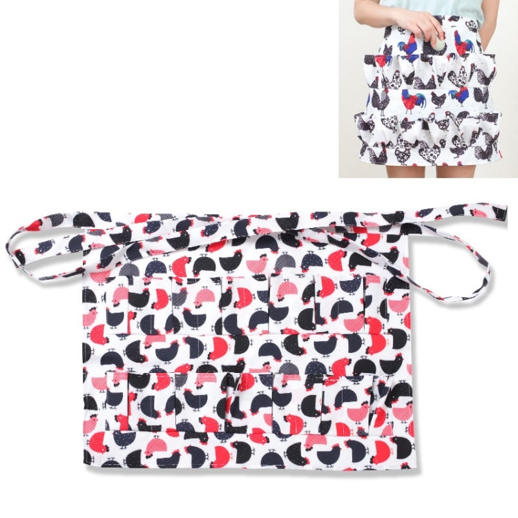 Egg Collection Skirt Multi-Pocket Egg Apron