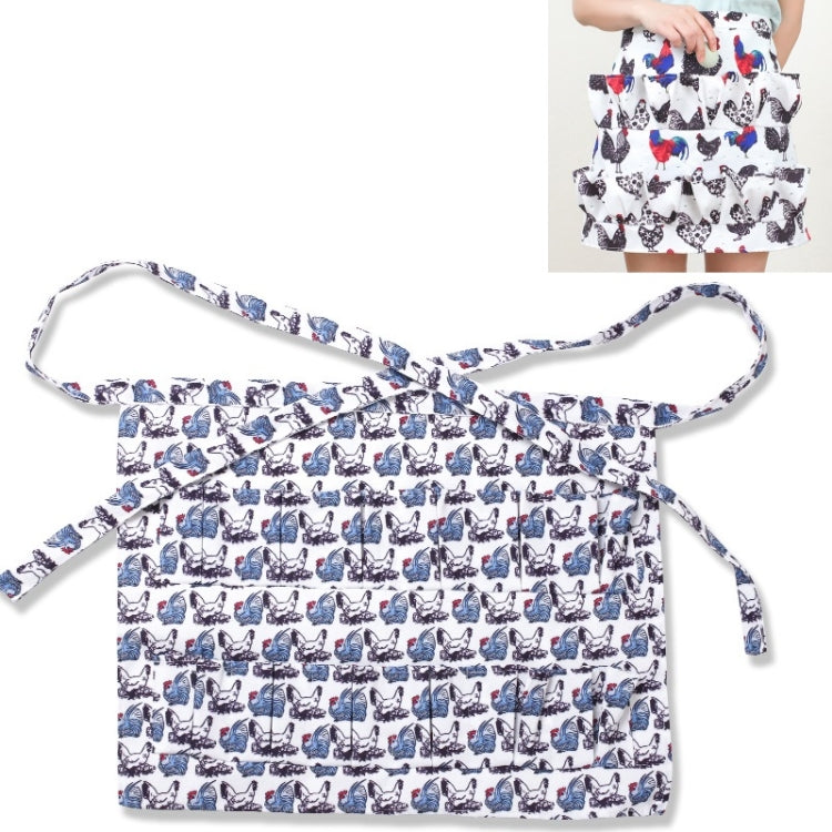 Egg Collection Skirt Multi-Pocket Egg Apron