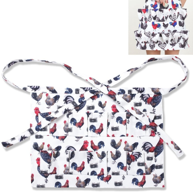 Egg Collection Skirt Multi-Pocket Egg Apron