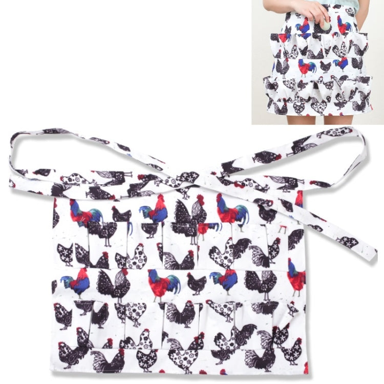 Egg Collection Skirt Multi-Pocket Egg Apron