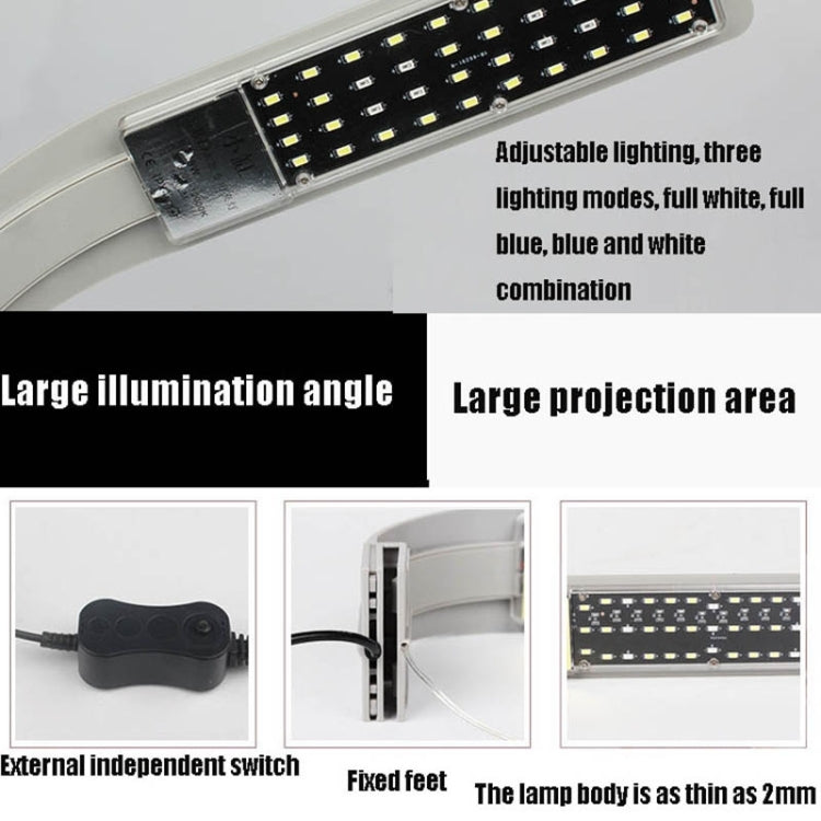 AST X9 Thin LED Fish Tank Clip Light High Power Aquatic Lamp