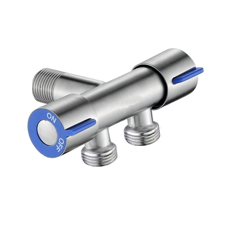 Stainless Steel One-In-Two-Out Multi-Function Three-Way Valve Faucet