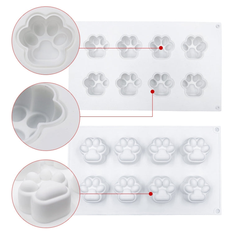 DIY Animal Claw Shape Candle Glue Cake Jelly Pudding Silicone Mold