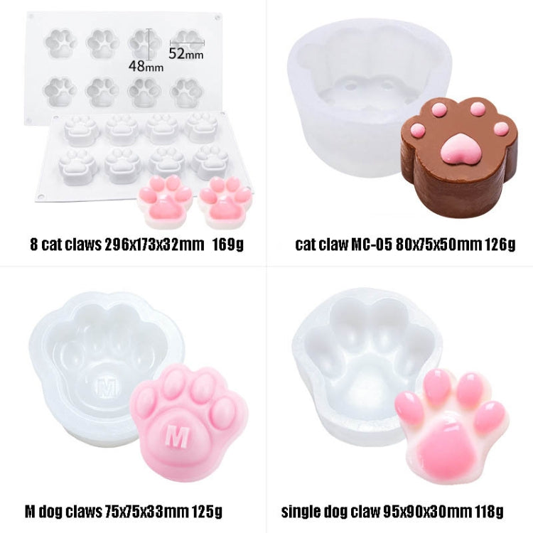 DIY Animal Claw Shape Candle Glue Cake Jelly Pudding Silicone Mold
